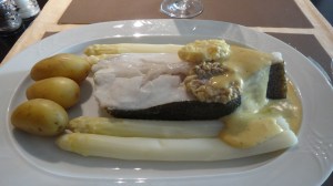 Turbot aux asperges